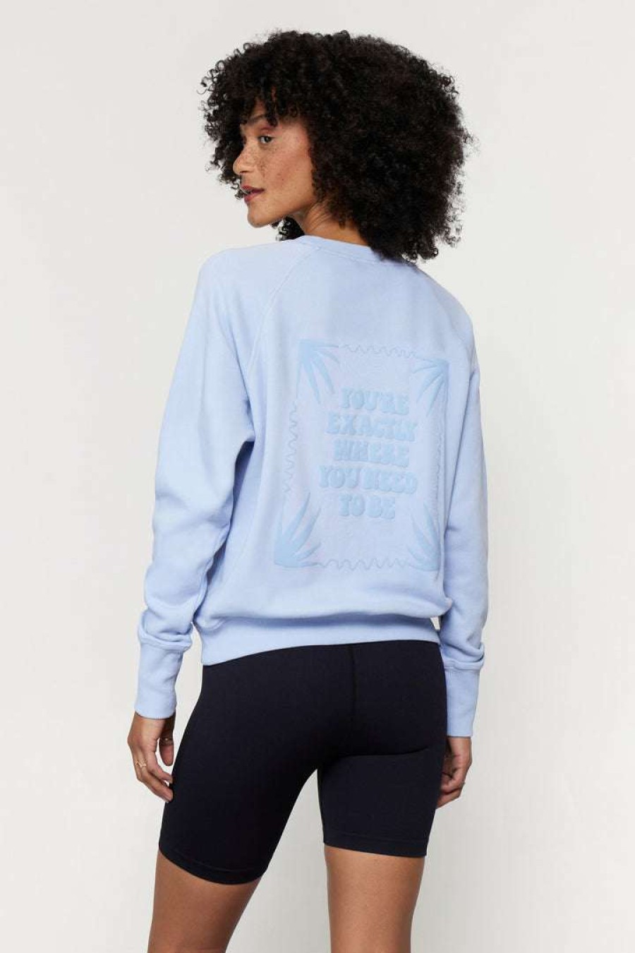 * Spiritual Gangster Need To Be Bridget Raglan Sweatshirt New Arrivals