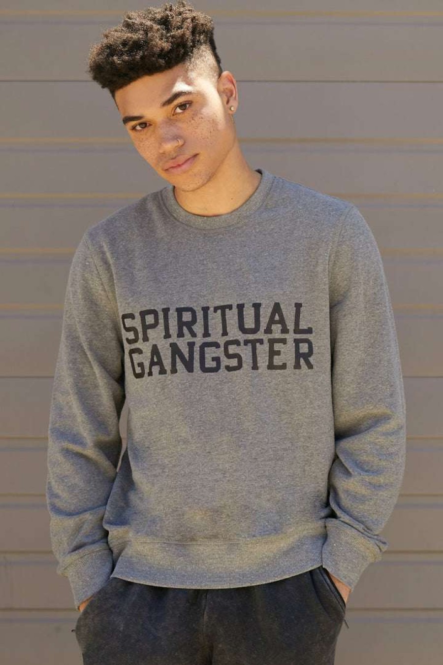 * Spiritual Gangster Old School Sweatshirt Og Shop