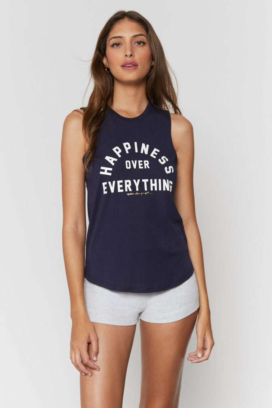 * Spiritual Gangster Happiness Muscle Tank