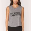 * Spiritual Gangster Varsity Crop Tank