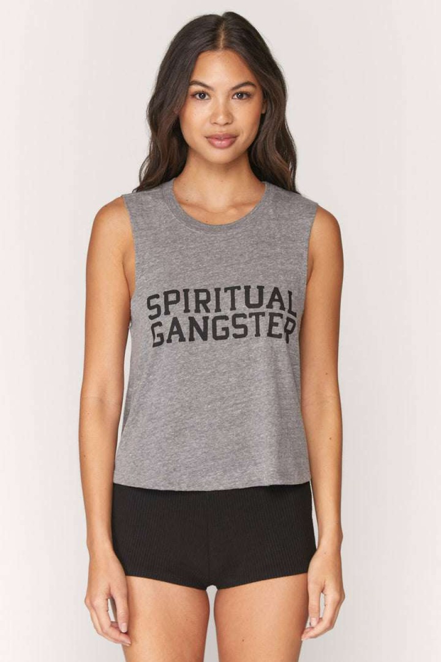 * Spiritual Gangster Varsity Crop Tank