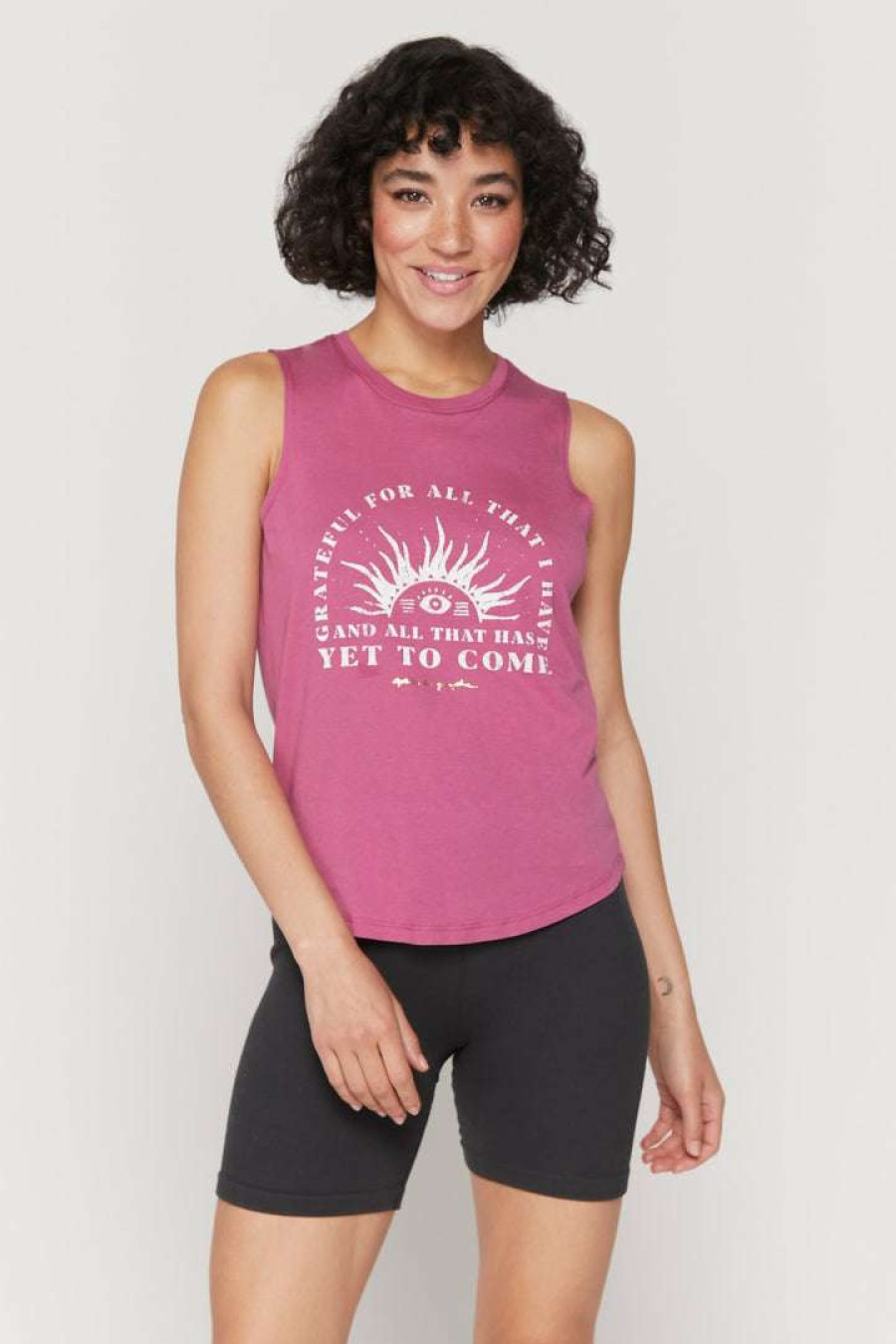 * Spiritual Gangster Tops Grateful Muscle Tank